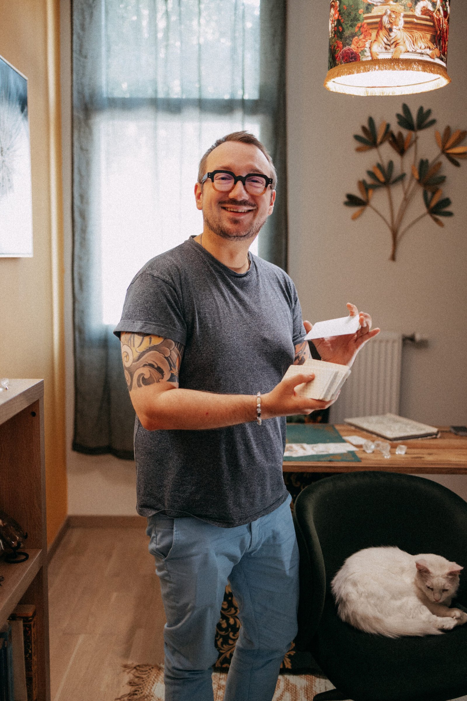 Portrait de Florian, cartomancien à Lyon